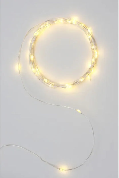 Galaxy Battery Powered String Lights (Silver)