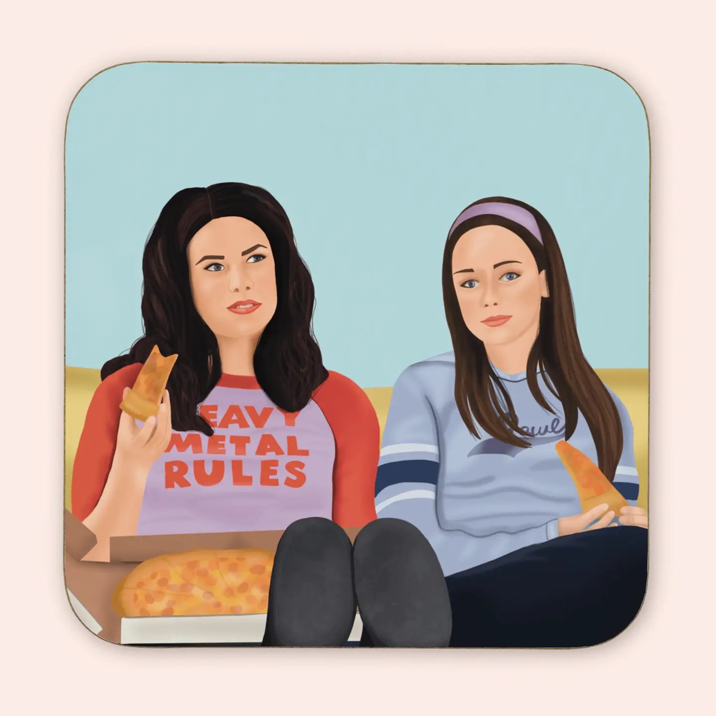 Lorelai & Rory Inspired Coaster - Gilmore Girls