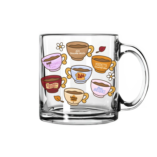 Gilmore Girls Stars Hollow Mugs Glass Mug