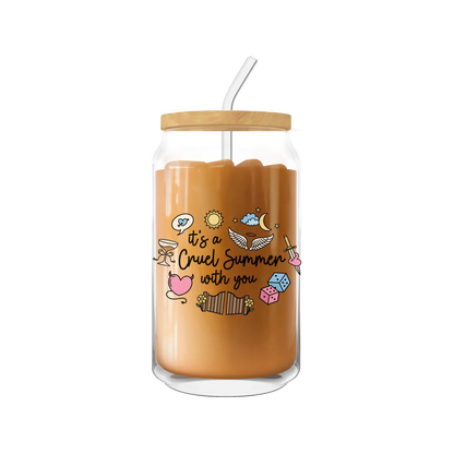It's A Cruel Summer with You Iced Coffee Glass 20oz