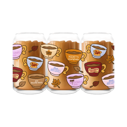 Gilmore Girl Inspired Stars Hollow Mugs Iced Coffee Glass