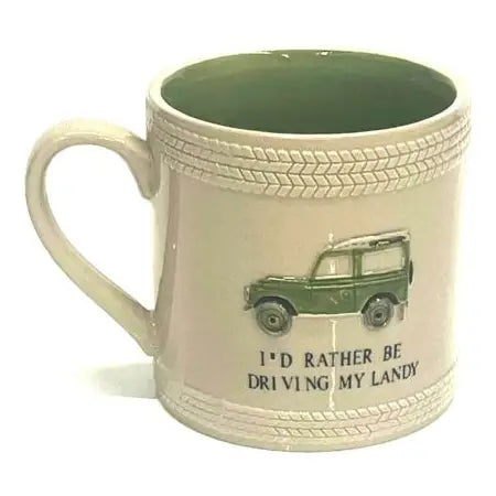 Farm Life Ceramic Mug with Embossed Landy & Gift Box