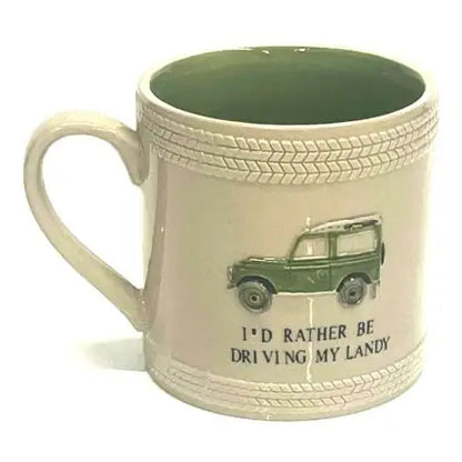 Farm Life Ceramic Mug with Embossed Landy & Gift Box