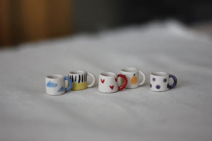 Handmade Tiny Ceramic Mugs