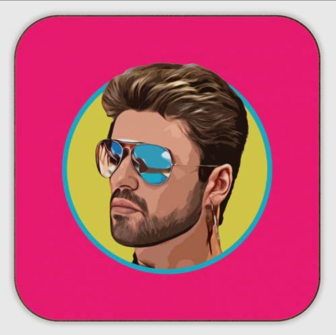 Square Coaster - Cool George