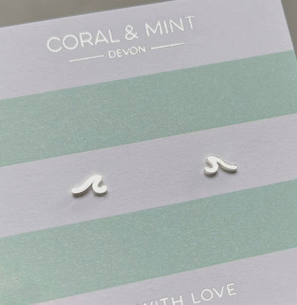Mini Wave Earrings