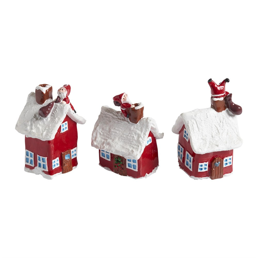 Tomtesson House Set of 3 H.5-5,8cm