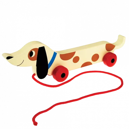 Charlie The Sausage Dog Wooden Pull Toy