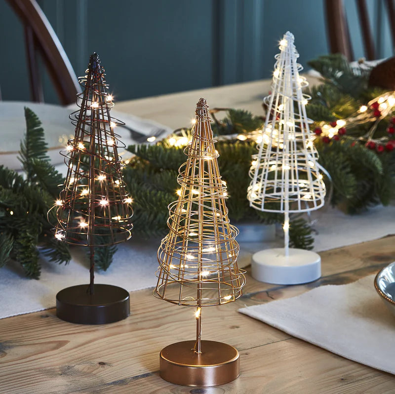 LED Table Wire Tree (Gold)