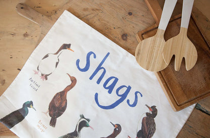 Naughty Birds Tea Towel - Shags