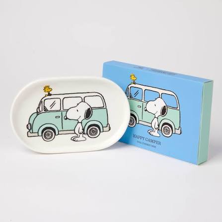 Peanuts Oval Ttinket Dish - Camper