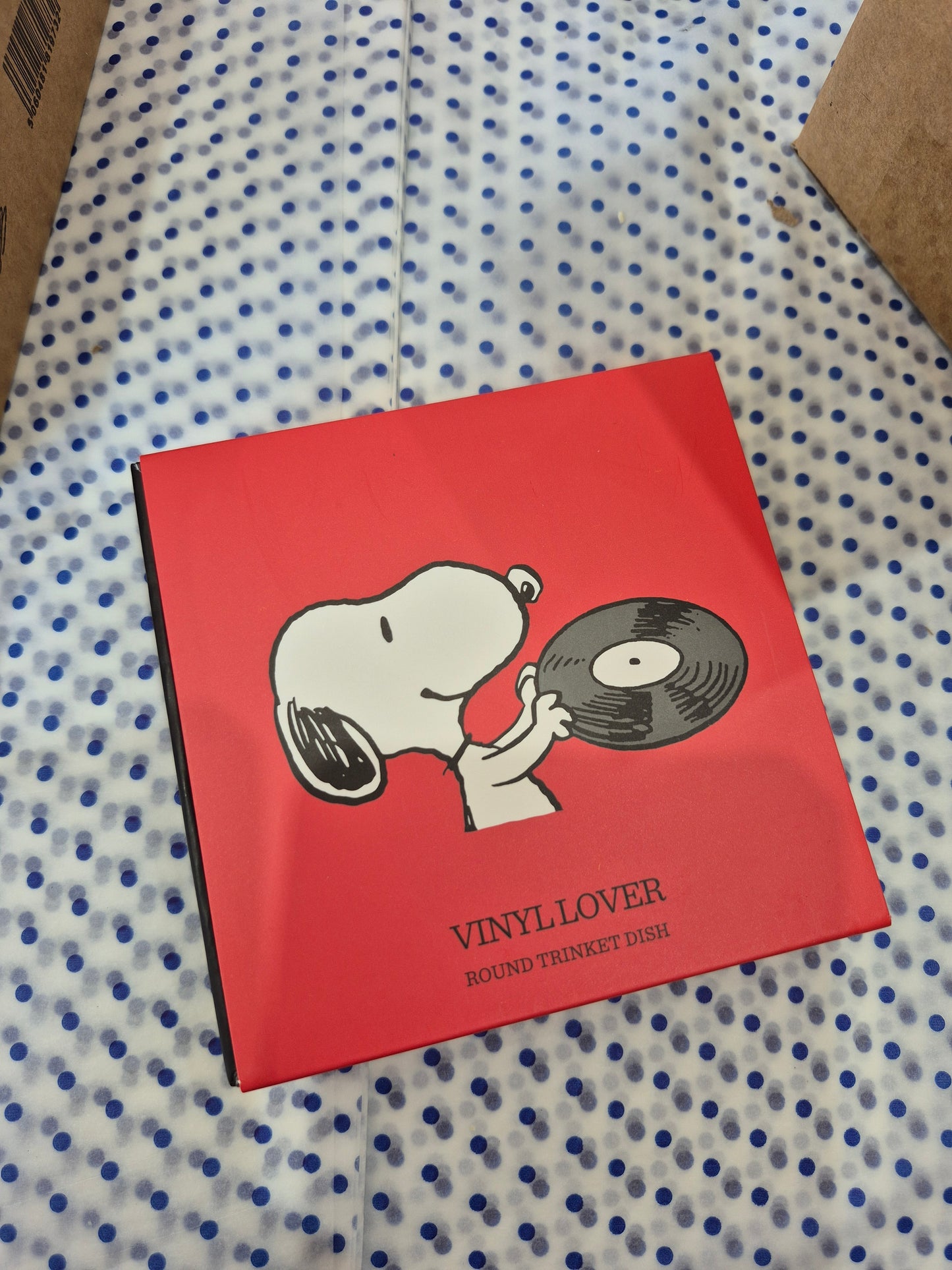 Vinyl Lover Peanuts Trinket Tray