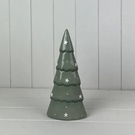 Light Green Ceramic Tree Decoration (19.7cm)