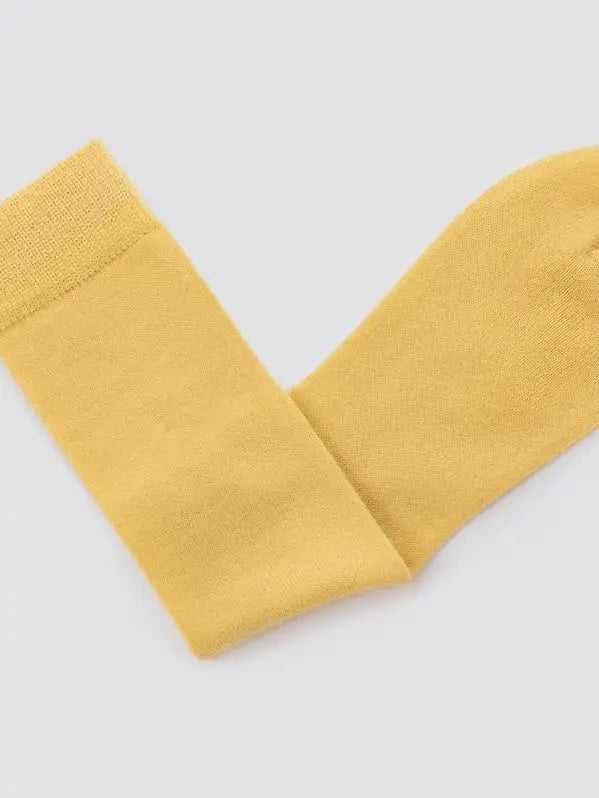 Yellow Merino Socks