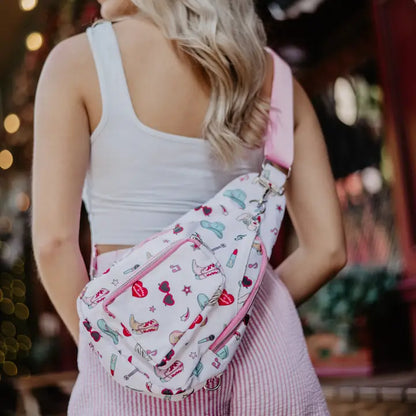 TS Inspired Icons Sling Bag