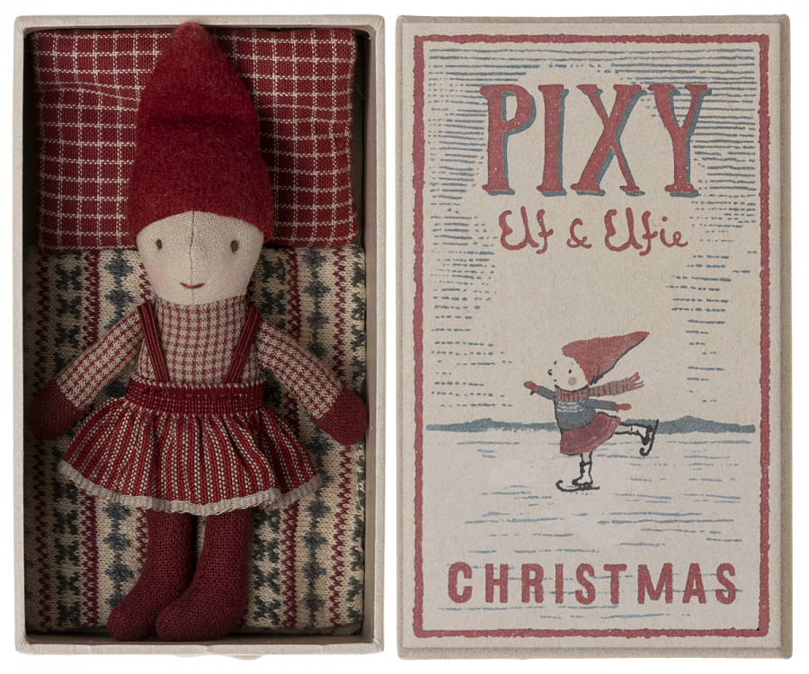 Pixy Elfie in matchbox