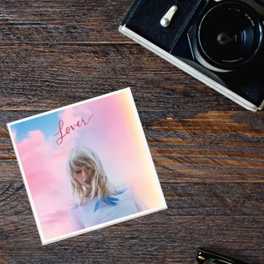 Taylor Swift Ceramic Coaster 'Lover' Album Cover