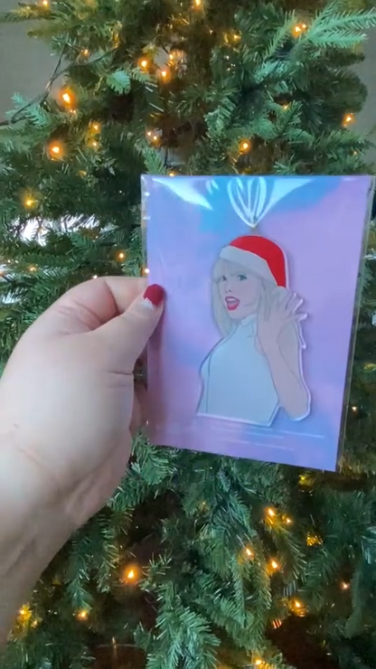 Taylor Swift Christmas Ornament