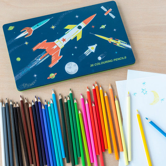 Space Age Colouring Pencils x 36