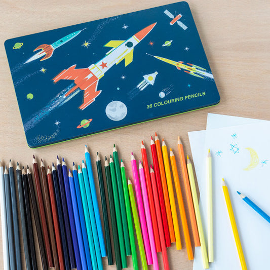 Space Age Colouring Pencils x 36