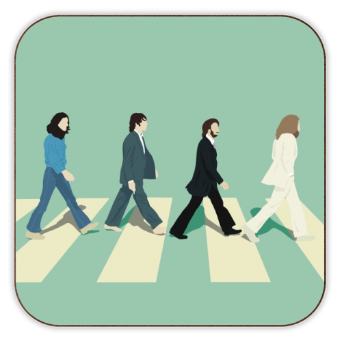 Cork Coaster - Beatles at Abbey Road