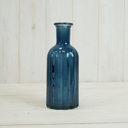 Blue Glass Bottle 19 CM