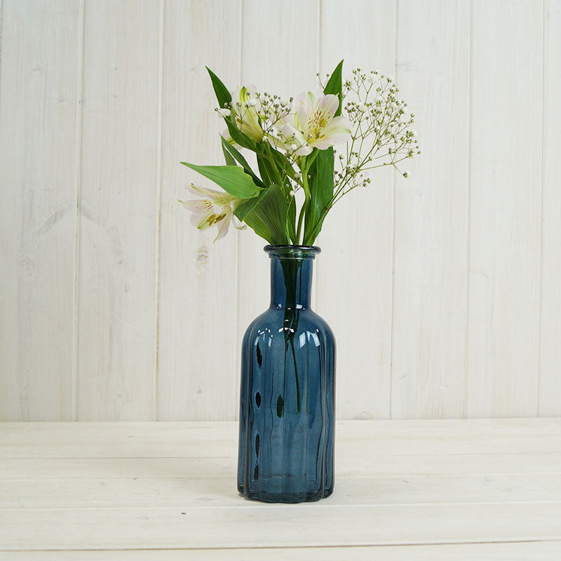 Blue Glass Bottle 19 CM