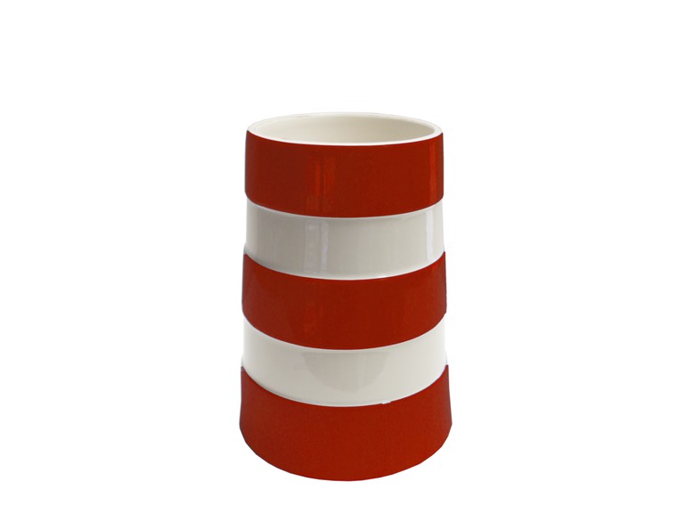 Cornishware Red Lighthouse Vase