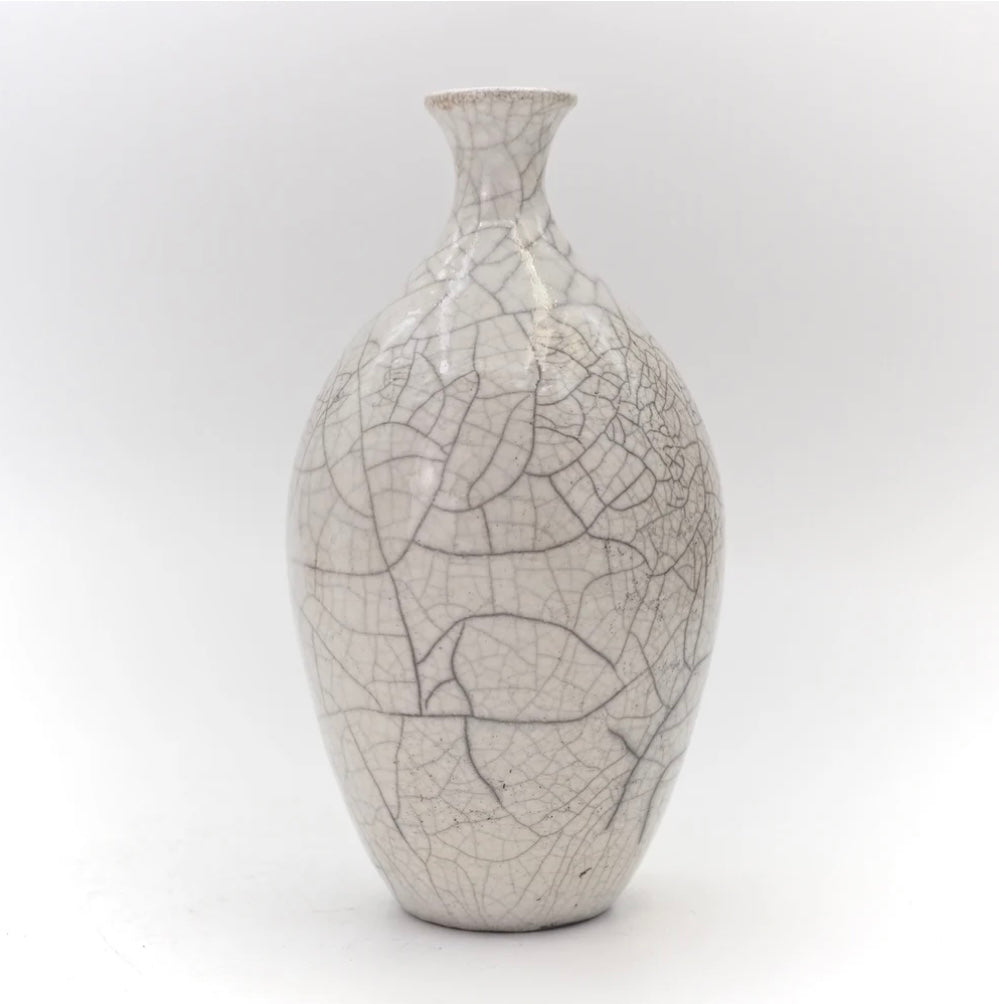 Raku Glazed Vase by Jodie Neale Ceramics