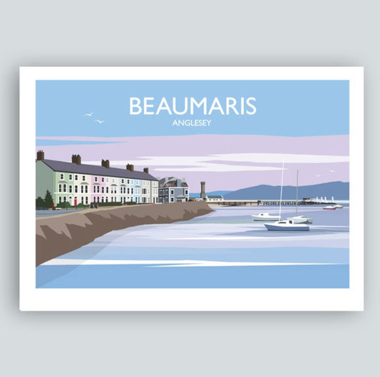 A3/A4 Signed Print - Beaumaris