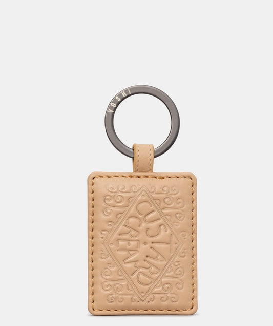 Yoshi Custard Cream Biscuit Keyring