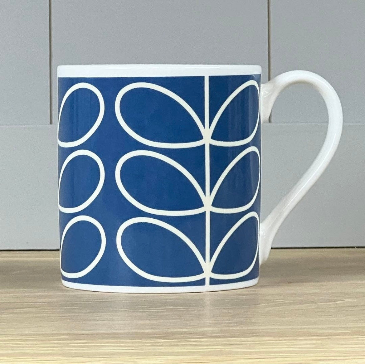 Orla Kiely - Linear Stem Periwinkle Blue Mug