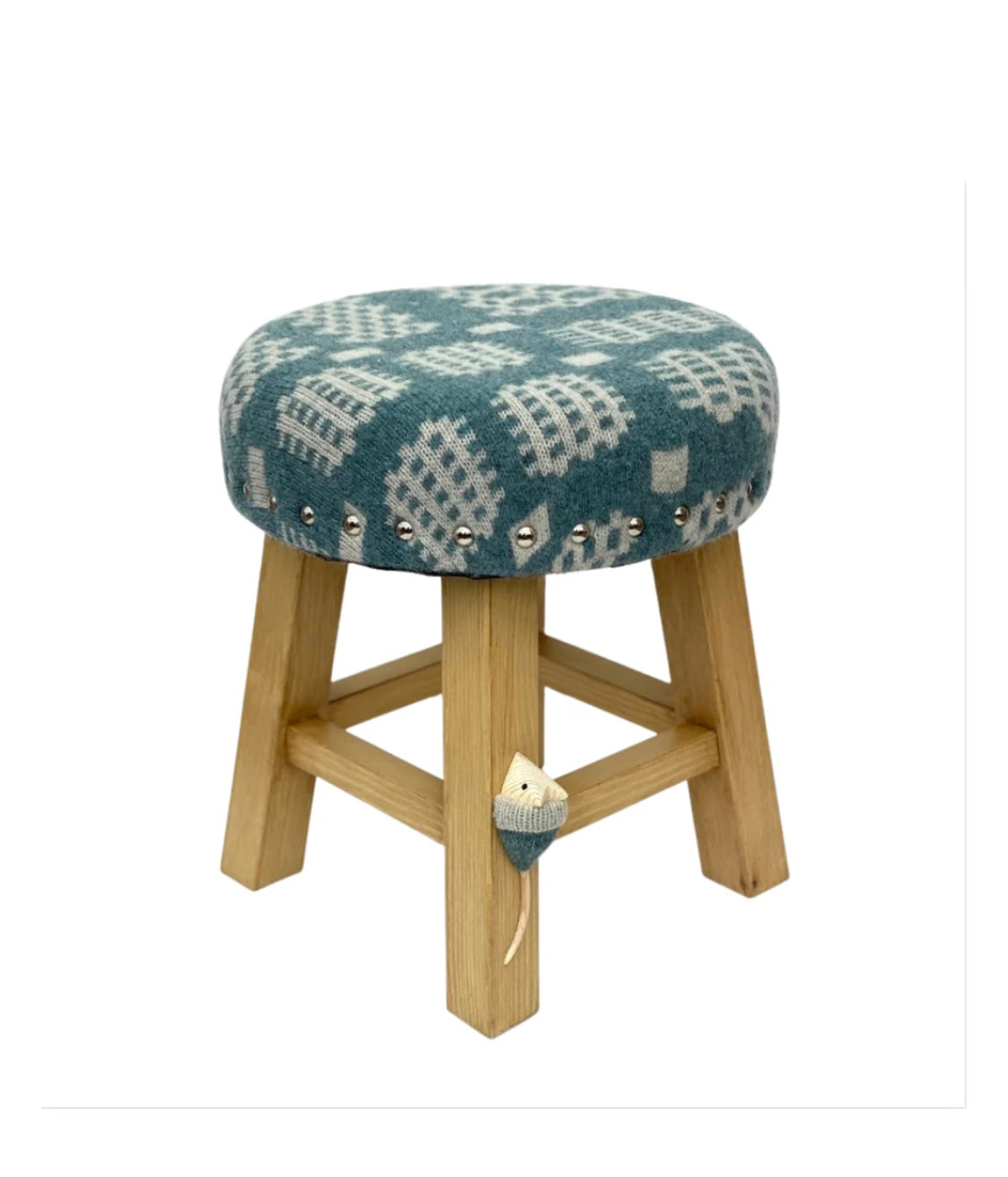 Gorgeous Mouse Stool - Teal