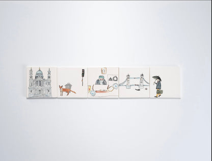 Helen Beard Bone-China Tile/Coaster