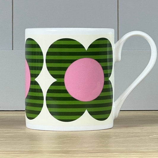 Orla Kiely - Striped Flower Green Mug