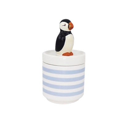 Ceramic Trinket Box - Puffin