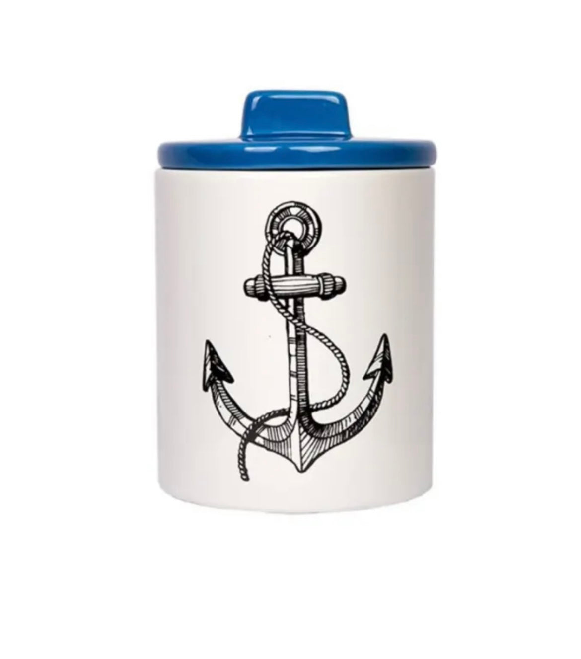 Kitsch Kitchen Ceramic Anchor Storage Jar