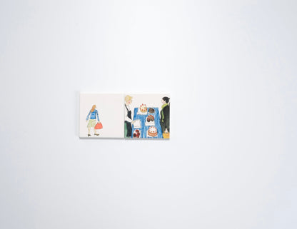 Helen Beard Bone-China Tile/Coaster