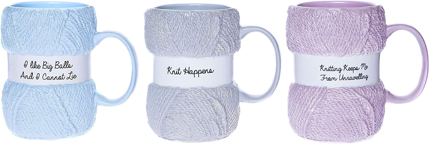 Knit/Crochet Ceramic Mug