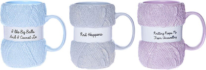 Knit/Crochet Ceramic Mug