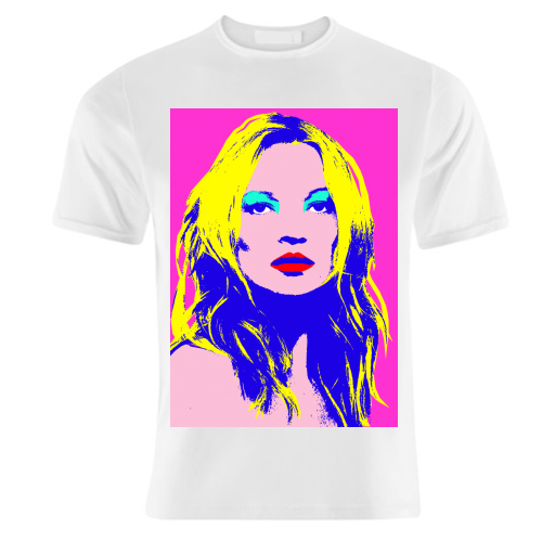 Art  Wow Kate Moss T Shirt